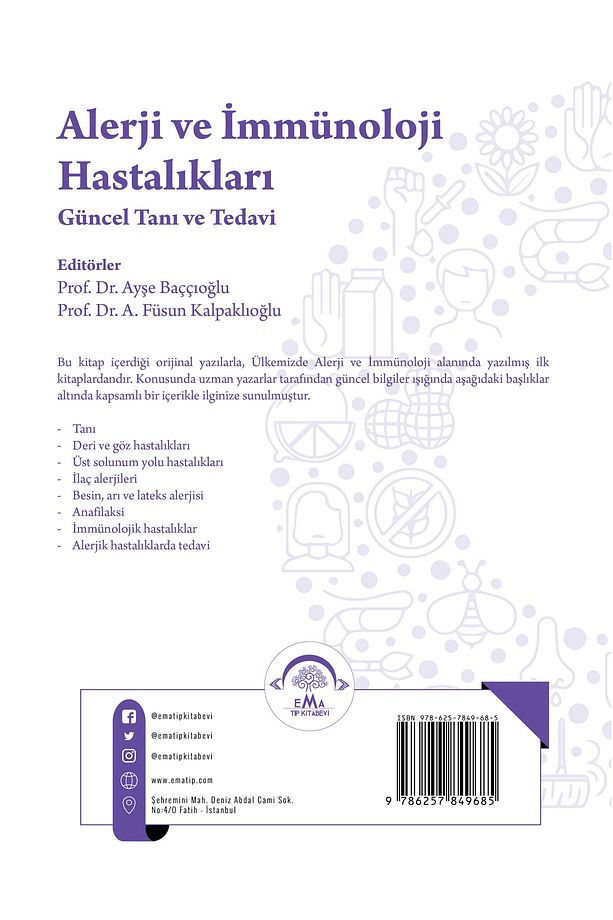 Alerji ve Immünoloji Hastalıkları Güncel Tanı ve Tedavi Ayşe Baççıoğlu - 8