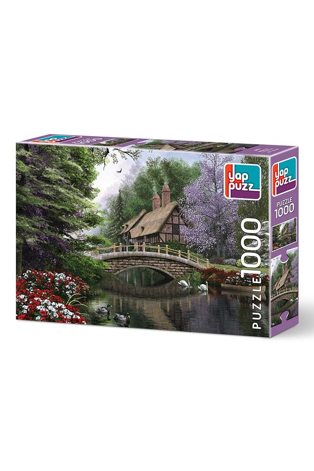 Yappuz Orman Evi 1000 Parça Puzzle - 1