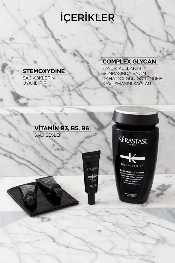 Bain Densifique Homme Erkekler Için Yoğunluk Kazandıran Şampuan X2 - 5