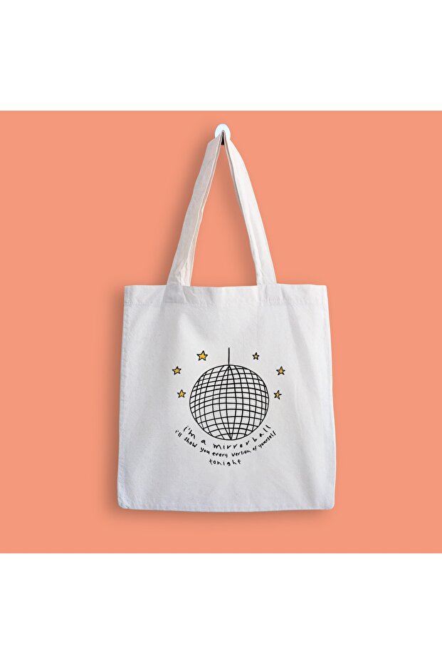 Mirrorbal Baskılı Bez Çanta - 1