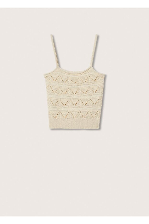 Triko Cropped Bluz - 3