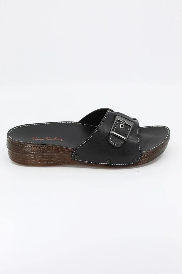 Orthopedic Sole Double Buckle Women's Slippers