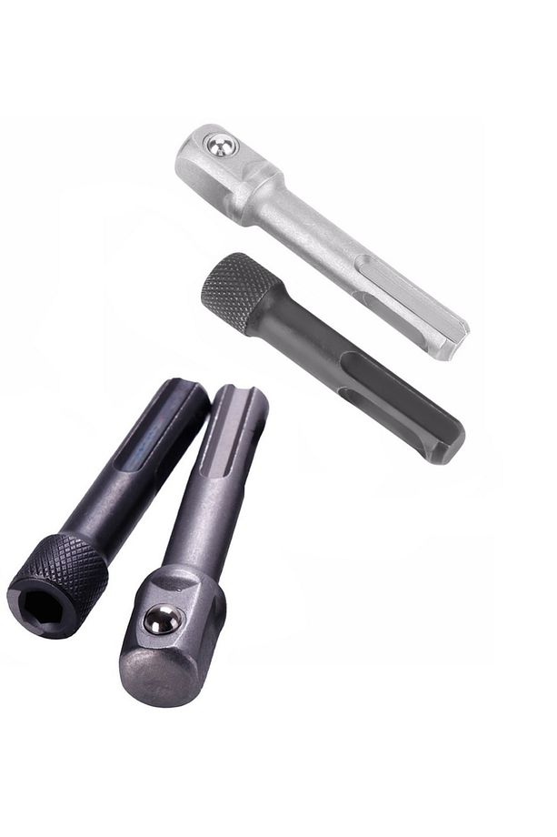 Sds Hilti Kırıcı Delici Lokma Adaptörü Ve Altıgen Bits Vidalama Adaptör Seti Dönüştürücü Set - 4