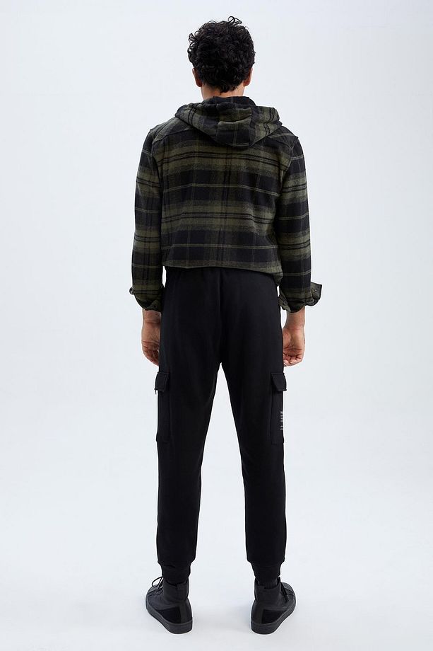 Regular Fit Kargo Cepli Esnek Paça Eşofman Altı - 5