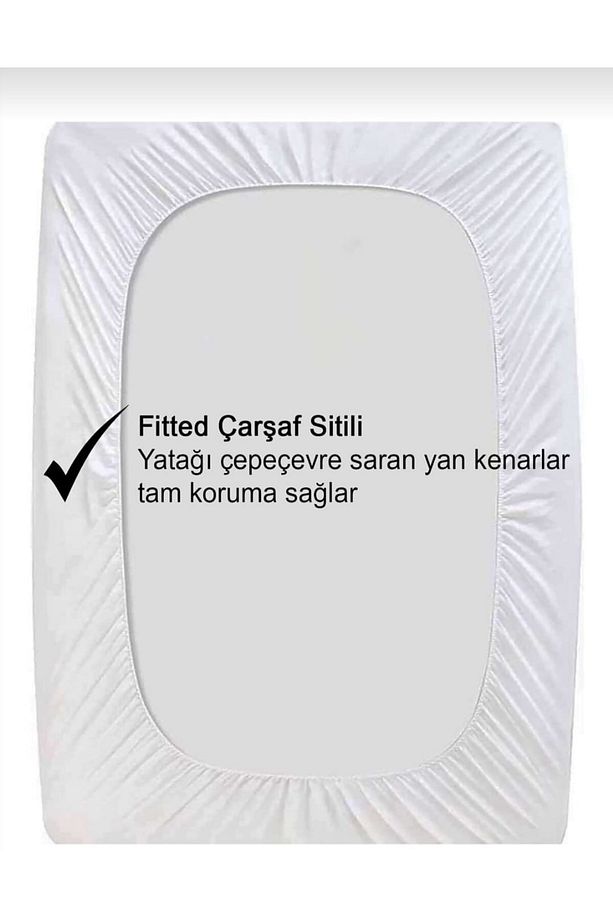 100 X 200 Cm Tek Kişilik Sıvı Geçirmez Yatak Alezi Yatak Koruyucu Antı Alerjik Anti Bakterıyal - 3