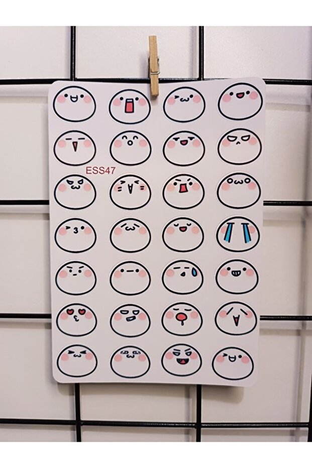 Face Expressions Label Sticker