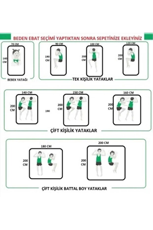 Kapitoneli Fitted Yatak Koruyucu Tek Kişilik Pamuklu Sıvı Geçirmez Yatak Alezi 100 X 200 Cm Tulum - 6