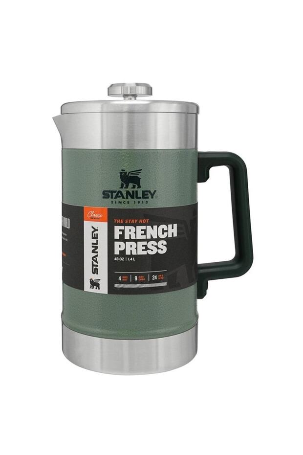 Classic French Press Thermos Green 1.4 Lt