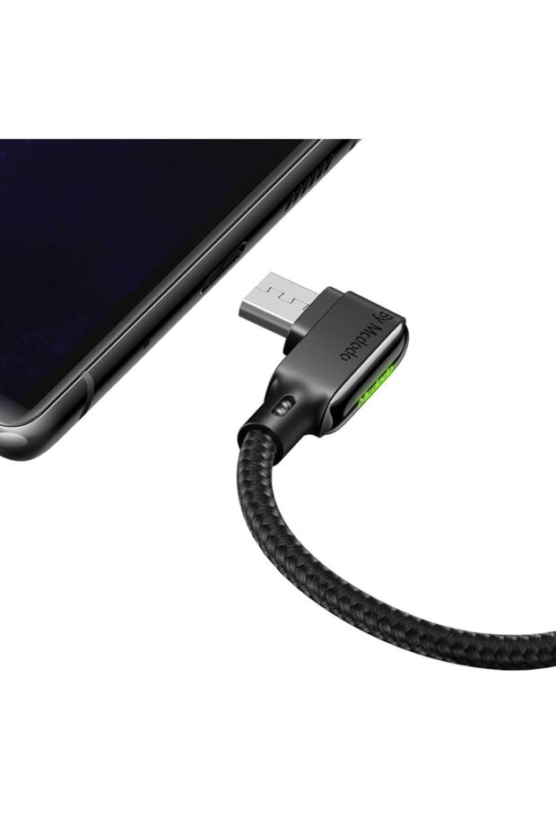 Ca-7531 Mikro Usb Şarj Ve Data Kablosu 1.8m 90 Derece - 4