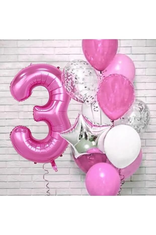 مجموعة بالون الفوشيه العمر-1-2-3-4-5-6-7-8-9
