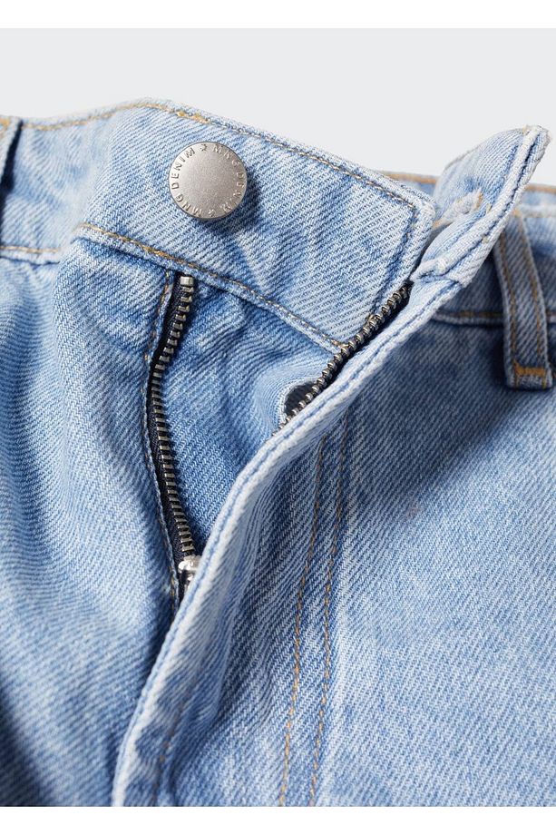 Regular Fit Denim Bermuda Şort - 2