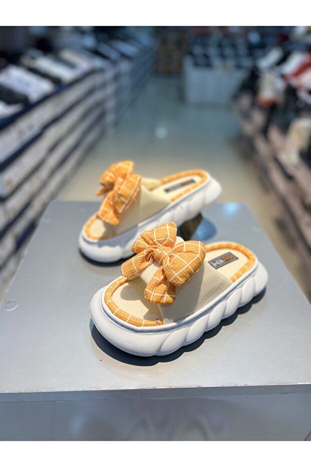 Renkli Kadın Ev Terlik - 1