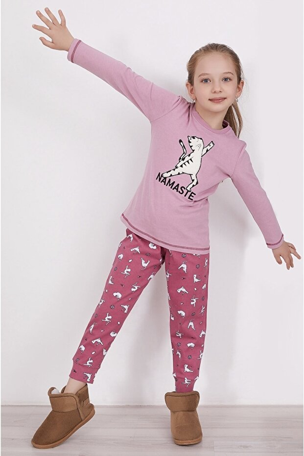 Mother Daughter Combination Pink Pajama Set (Each Pajama Sold Separately)
