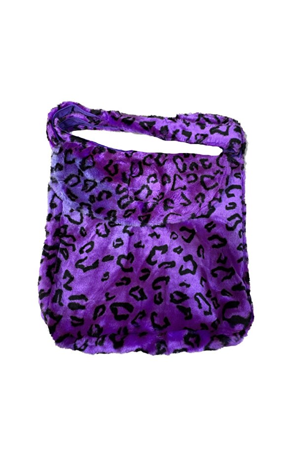 حقيبة قطيفة - نمط الفهد - 4