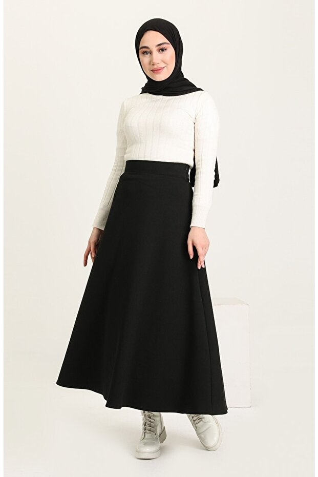 Women's Flared Skirt Black