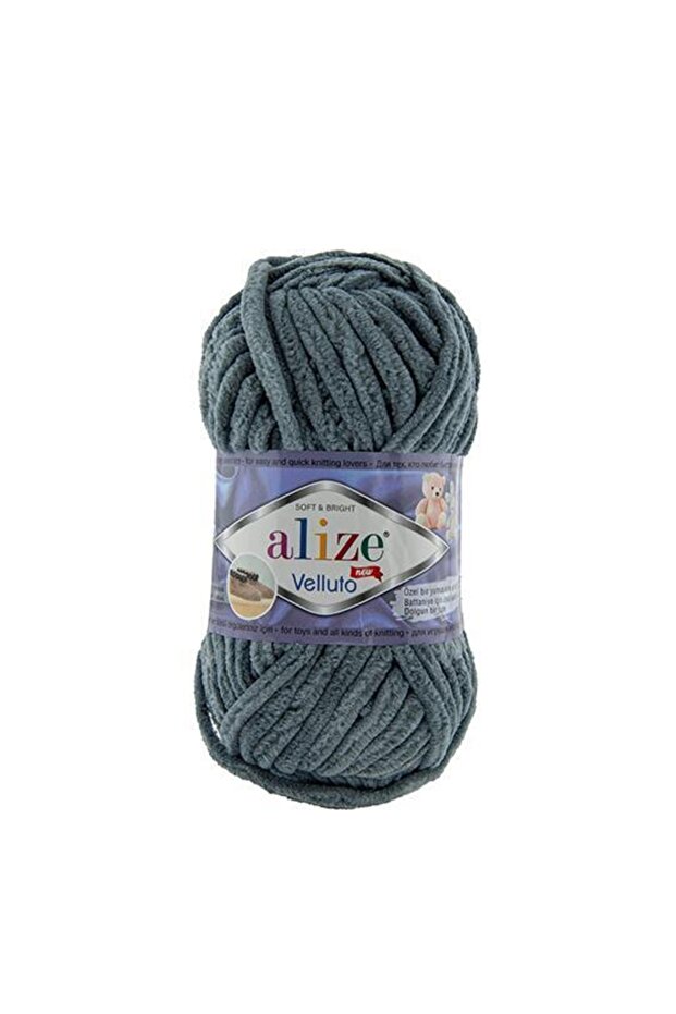 Velluto 87 Koyu Gri - 1