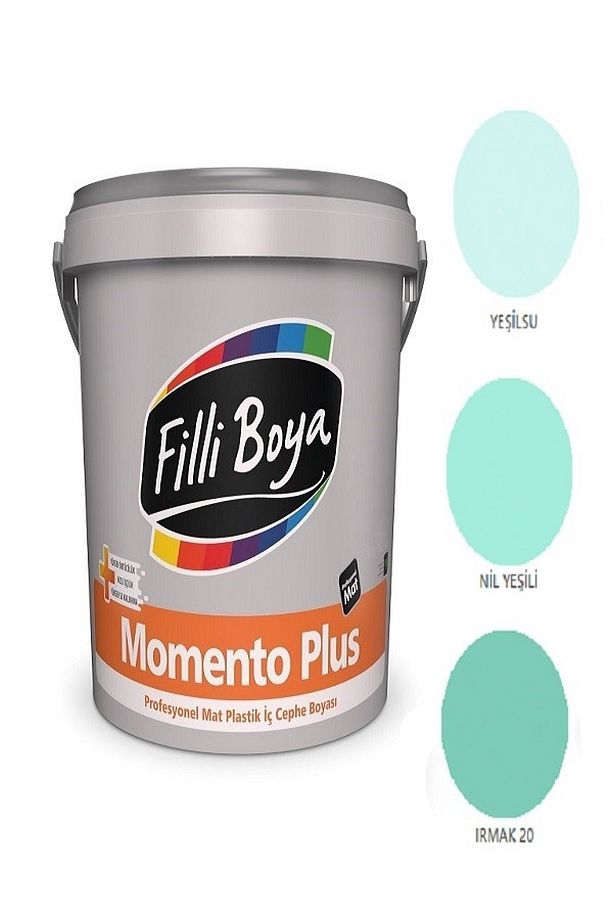 Momento Plus Profesyonel Mat Plastik Iç Cephe Boyası 2.5lt (nil Yeşili) - 1