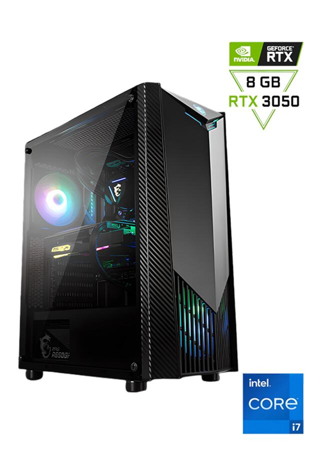 Intel Core I7 12700f / Rtx 3050 Ekran Kartı / 16 Gb Ddr4 3200mhz / 1tb 3300-3100/s Ssd / Gamıng - 1