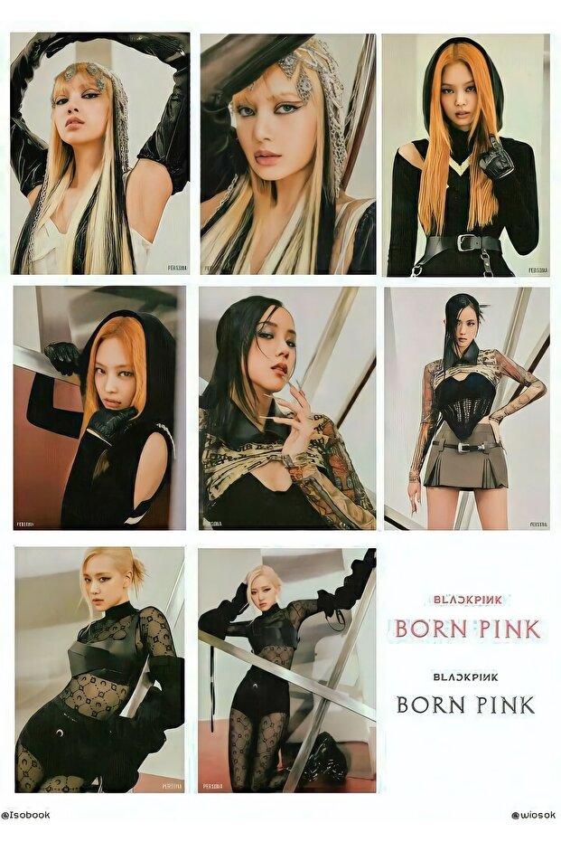Black Pink 27 No -kpop- 9 Piece Photocard Set