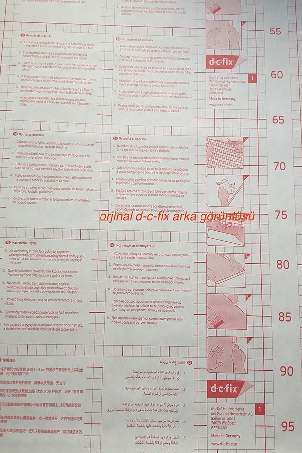 Bej Meşe Ahşap Desenli Yapışkanlı Folyo 45cm X 1mt ( Dcfix 3267 ) - 7