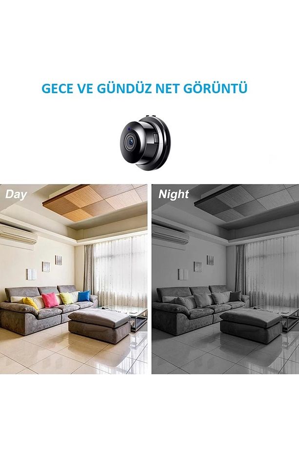 Mini Wifi Kamera Powerbank Yada Adaptörle Kullanım+32 Gb Sd Kart Şarjlı Değildir - 3