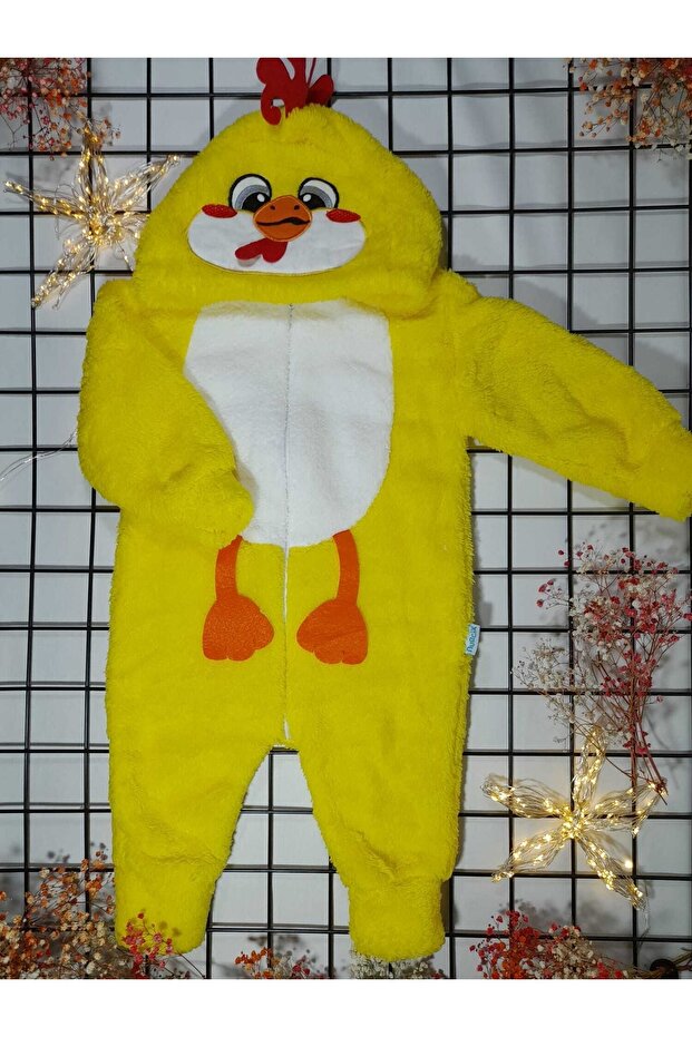 Chick Costume Welsoft Plush Chick Jumpsuit