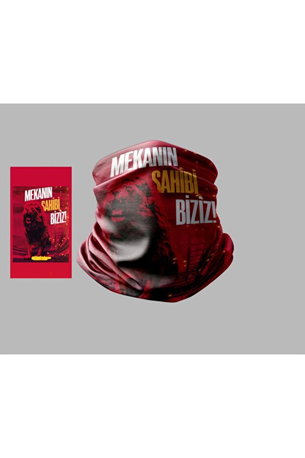 Yellow Red Designed Biker Multi-Purpose Outdoor Neck Collar Unisex Bandana