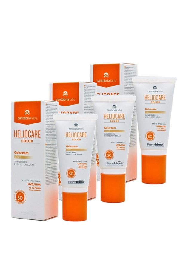 Helıocare Color Light Renkli Güneş Kremi 3 Adet 50 Ml Spf 50 - 1