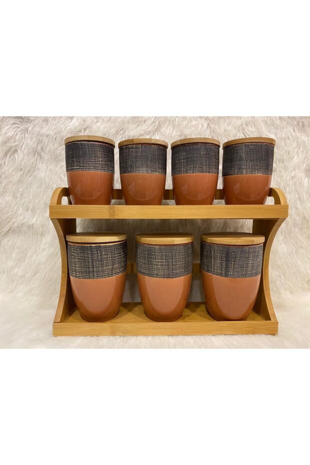 Brie 7 Parça Stantlı Baharat Seti - 1