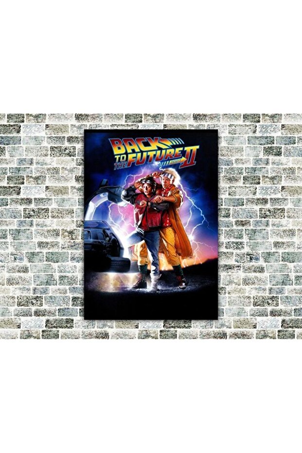 Back To The Future Geleceğe Dönüş Ahşap Tablo - 1