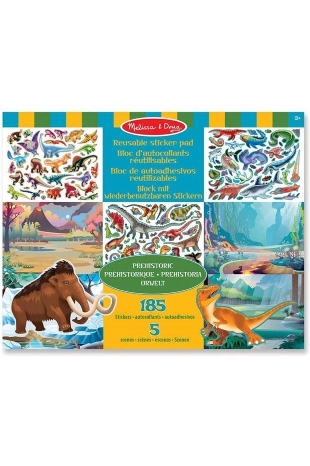 Reusable Sticker Pad Prehistoric
