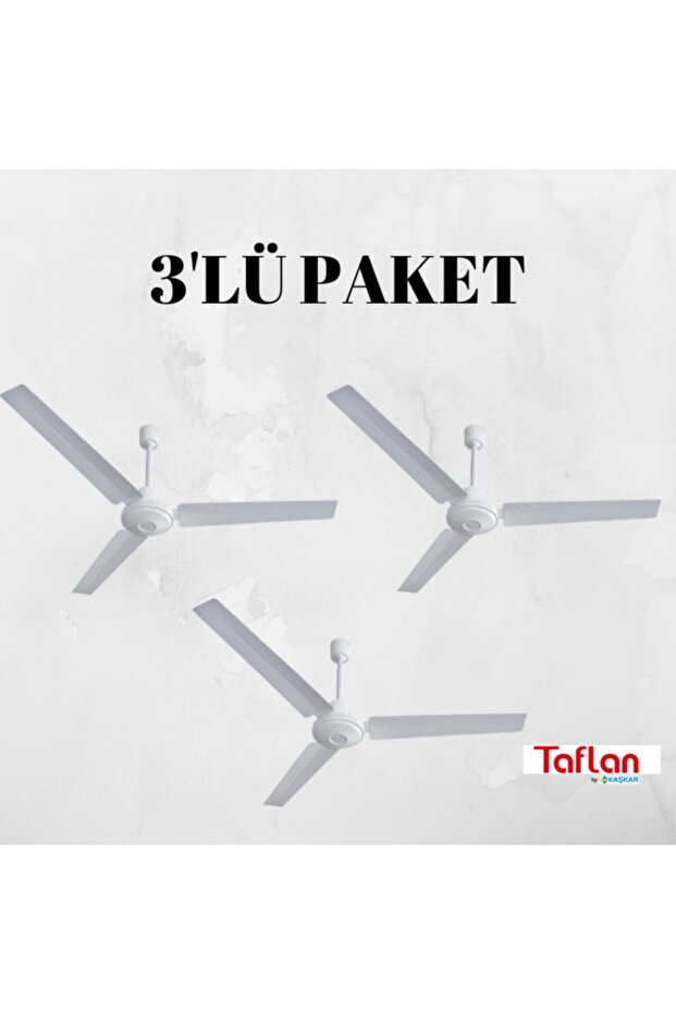 K56005 3 Kanatlı 3lü Metal Tavan Vantilatörü