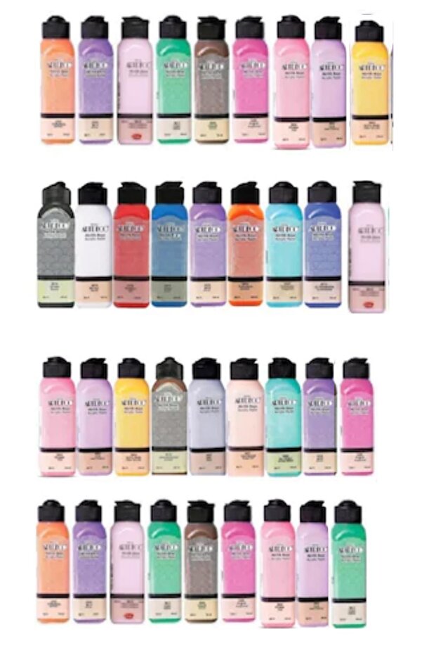 Kozme Store - Akrilik Boya Başlangıç Seti 36x140 Ml. - 1