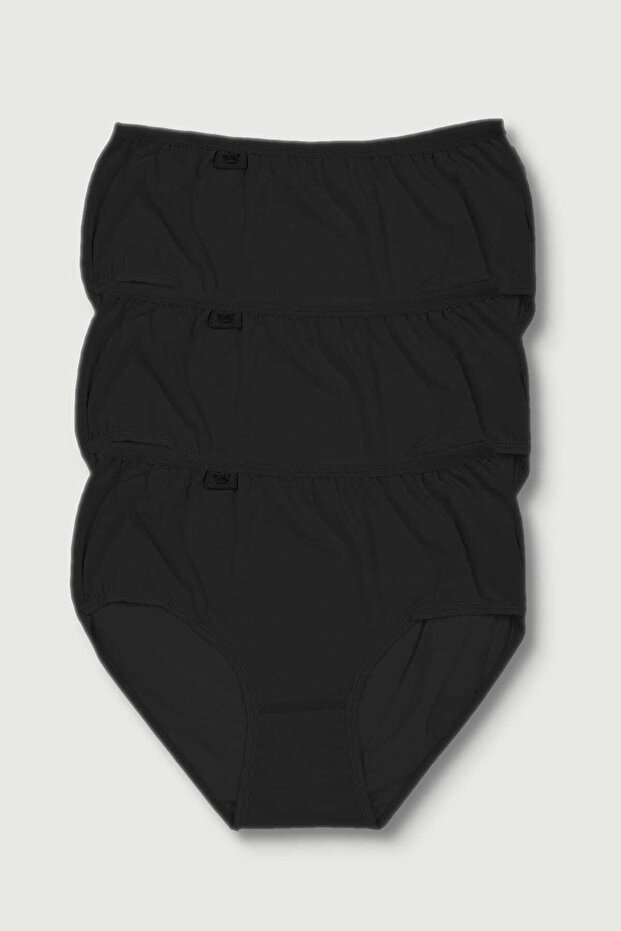 Women's Black Bato Panties 3 Pack