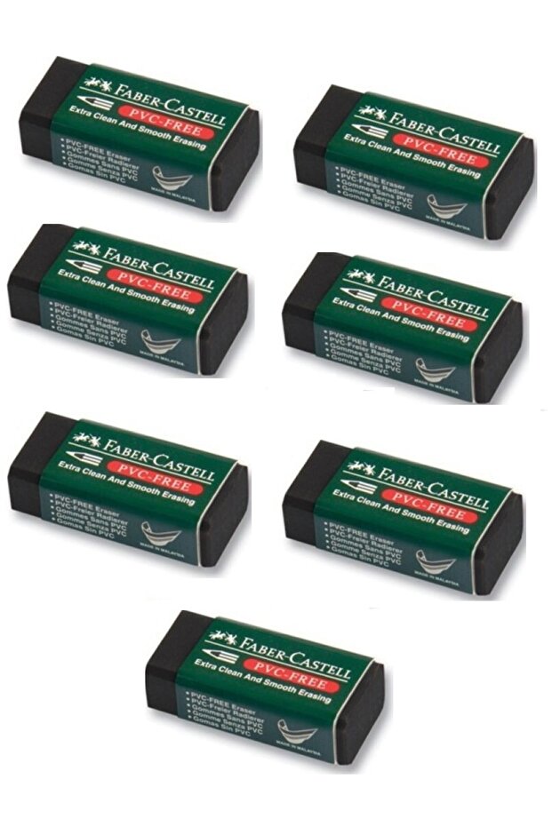 Eraser Black Small Size 7 Pieces
