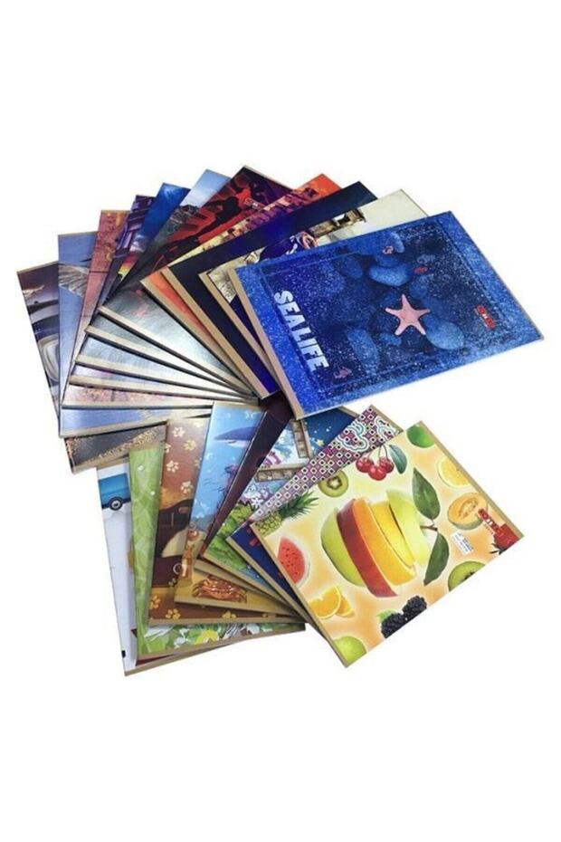 دفتر ملاحظات مخيط A-4 60 ورقة مربعات - 1