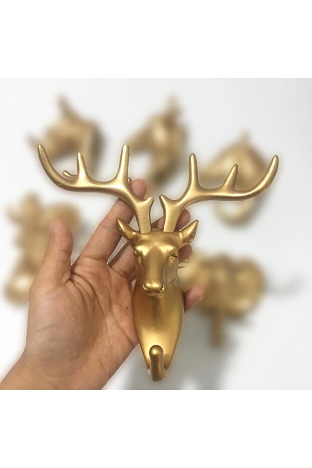 Geyik Boynuz Duvar Dekor  Askılık - 3