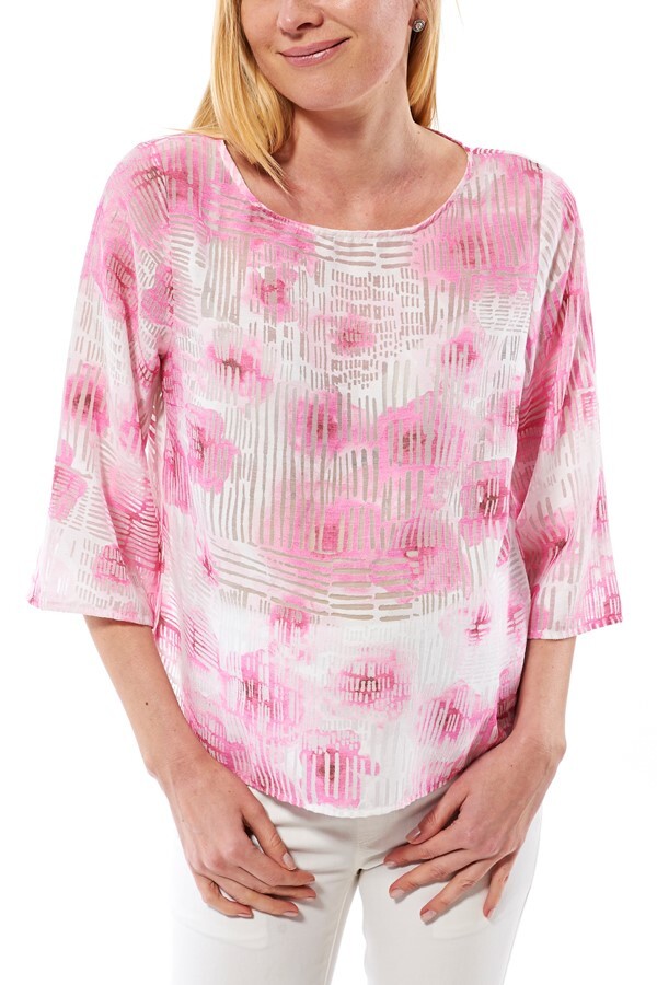 Patterned Maternity Patterned Blouse Bm273 - 3
