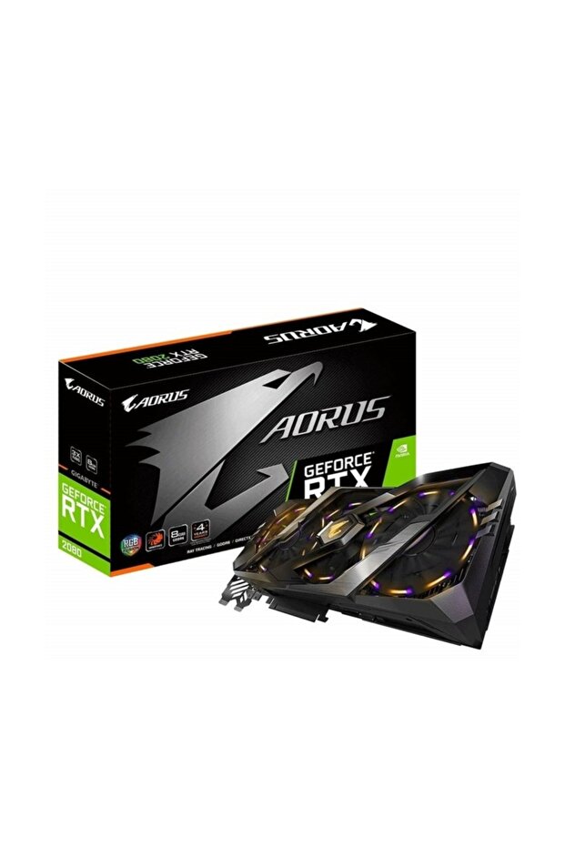 Aorus RTX 2080 8GB GDDR6 256Bit DX12 Nvidia Geforce Ekran Kartı GV-N2080AORUS-8GC - 1