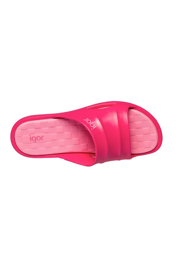 V113 Pul Çocuk Fuşya Pembe Sandalet - 4