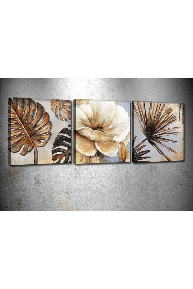 3 Parçalı Kanvas Tablo - 1