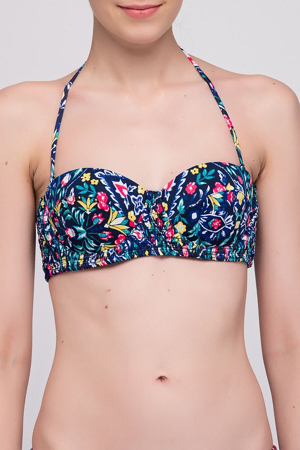 Kadın Desenli Büstiyer Model Bikini Üstü CCRD102B03 - 1