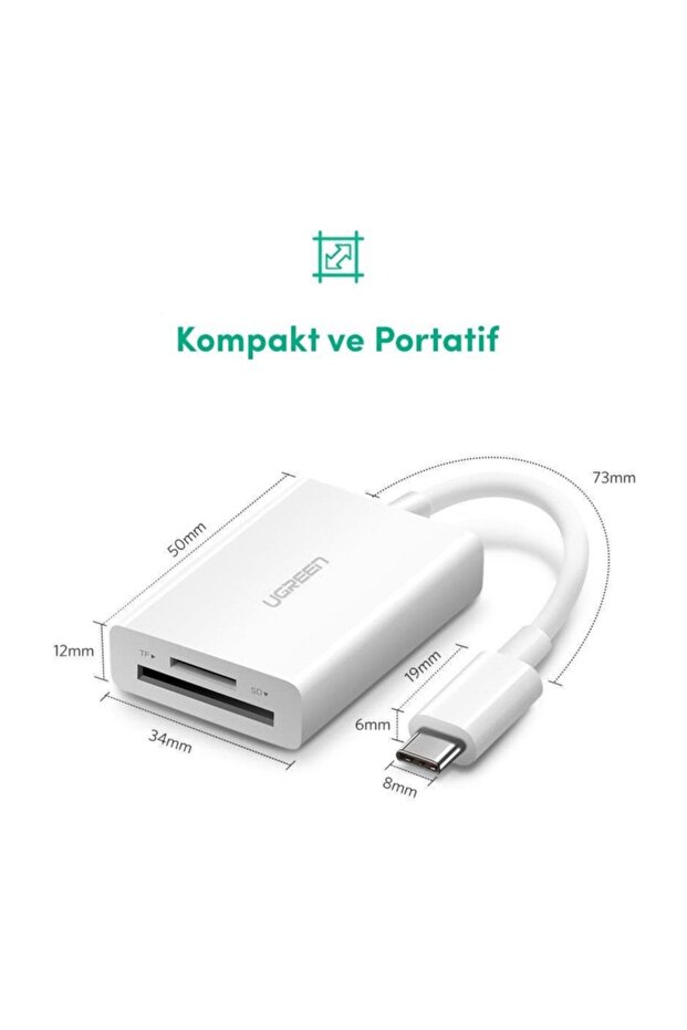 Type-C SD / TF Kart Okuyucu - 2