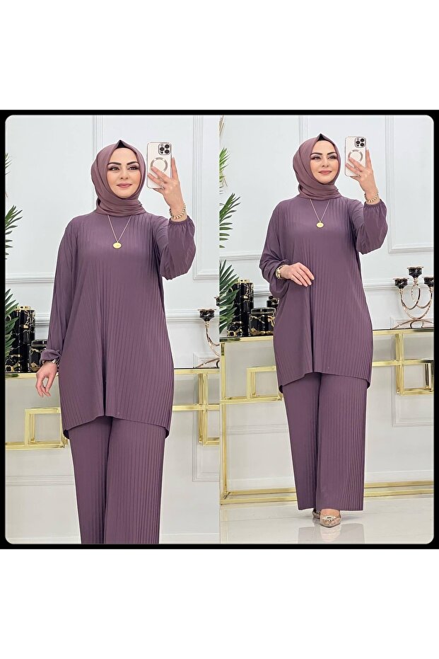 Women's Wonderful Pleated Trousers Suit