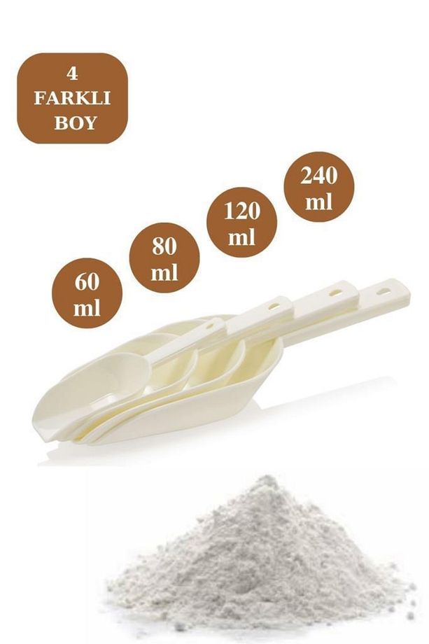 2 Adet Un Bakliyat Erzak Saklama Kabı Deterjan Kutusu 5lt Ve Erzak Küreği - 3