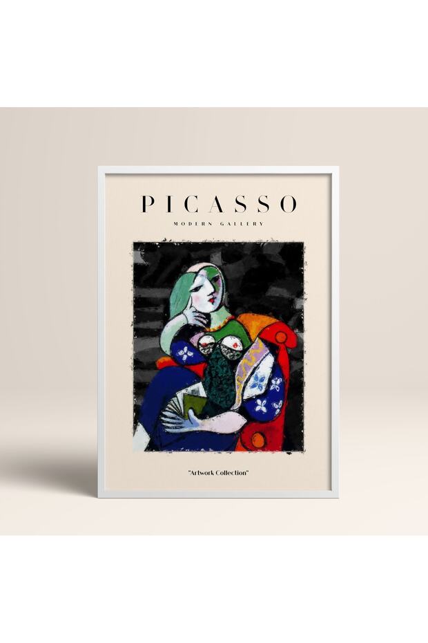 Framed Picasso Modern Gallery Abstract Artwork Collection Painting