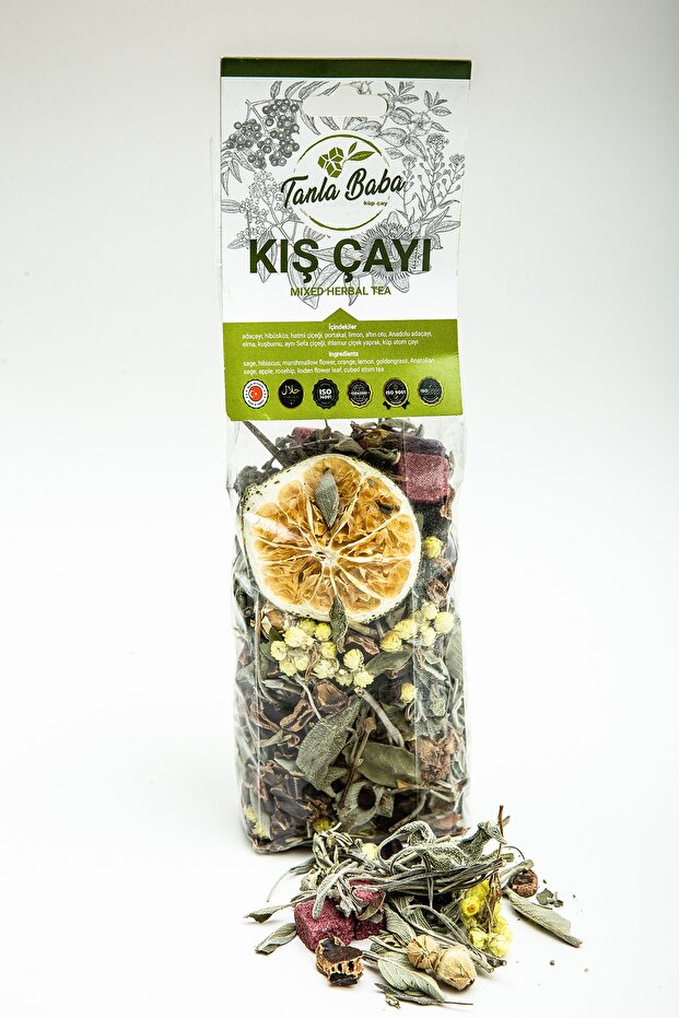 Kış Çayı 200 gr Bitki Çayı Bitkisel Çay Karışık Çay - 6