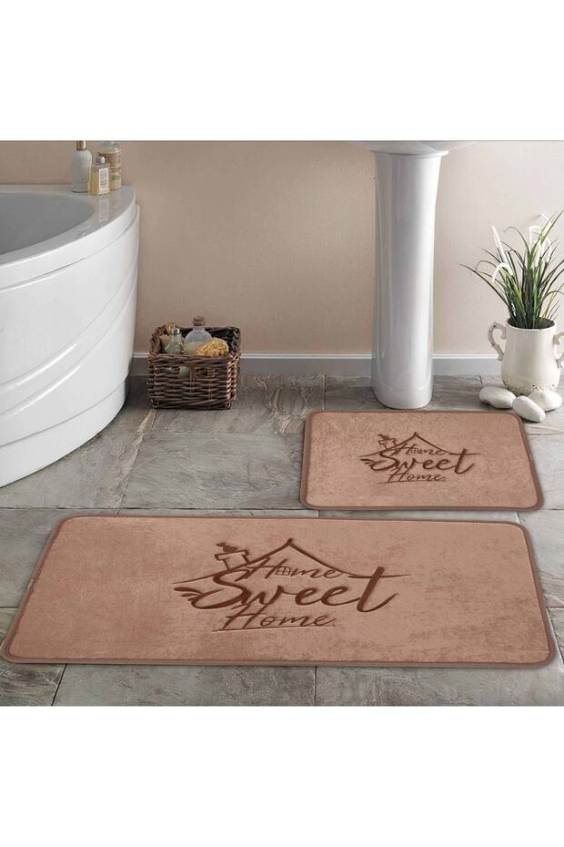 Home Pattern 2-Piece Bath Mat Set (50X80)