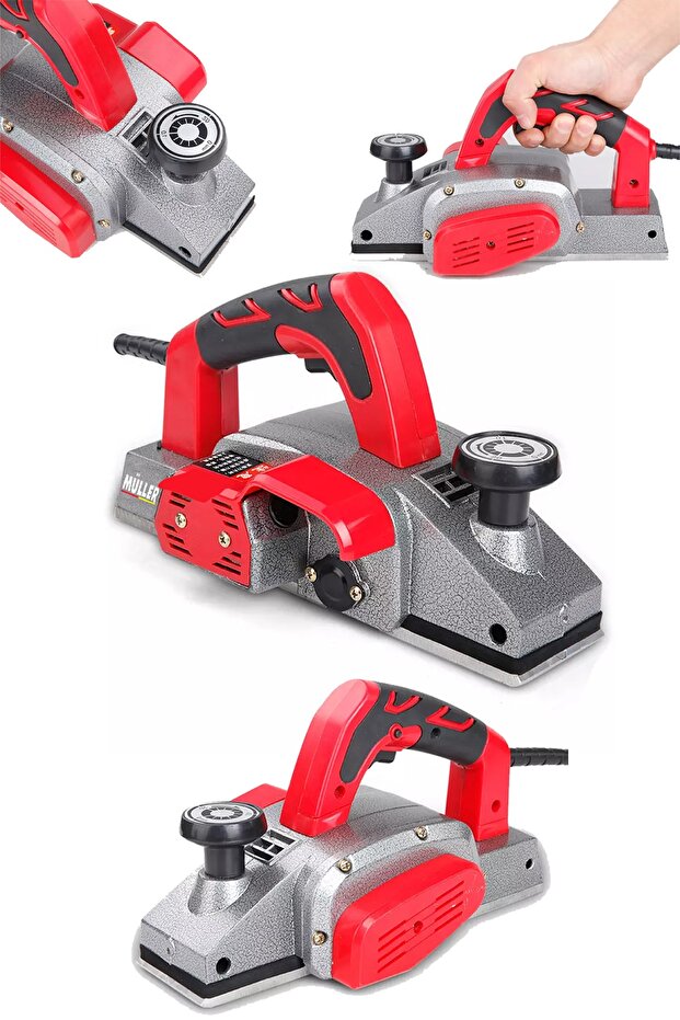 Müller Alman Magnezyum Gövde 4500 Wat Motor Korumalı Otomatik Şanzıman Çift Bıçaklı Planya Rende Makinesi