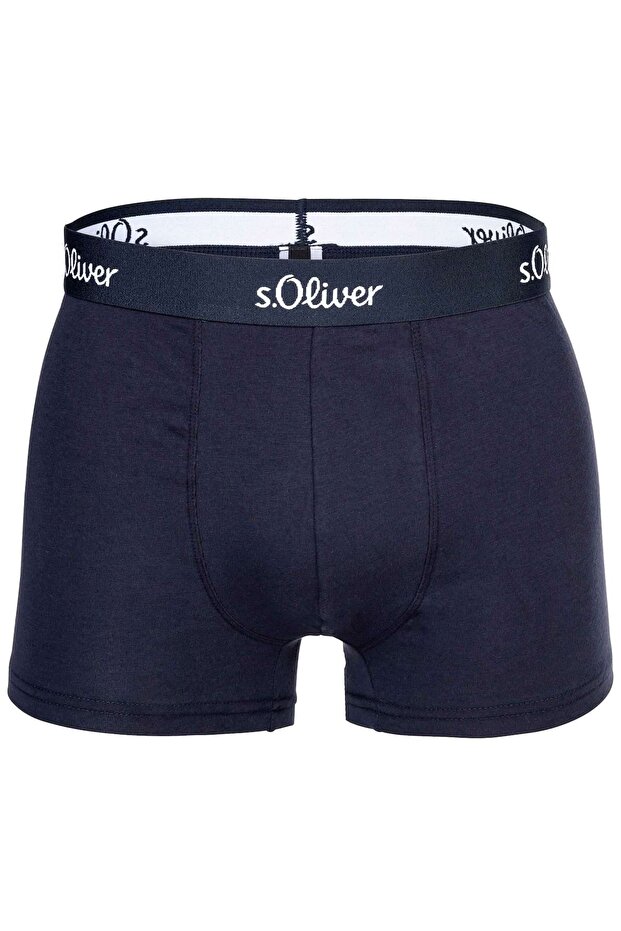 Men's boxer shorts, 3-pack - boxer briefs, cotton stretch - 2